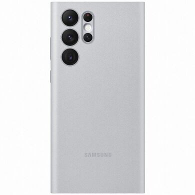 Чехол-книжка Smart LED View Cover для Samsung Galaxy S22 Ultra (S908) EF-NS908PJEGRU - Light Gray