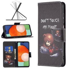 Чехол-книжка Deexe Color Wallet для Samsung Galaxy A13 (А135) - Bear