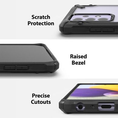 Защитный чехол RINGKE Fusion X для Samsung Galaxy A72 (А725) - Camo Black
