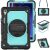 Захисний чохол Deexe Shockproof Case для Samsung Galaxy Tab S9 FE (X510) - Light Blue / Black