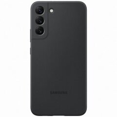 Чохол Silicone Cover для Samsung Galaxy S22 Plus (S906) EF-PS906TBEGRU - Black