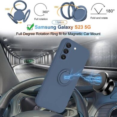 Защитный чехол Deexe Color Shell для Samsung Galaxy S23 (S911) - Light Purple