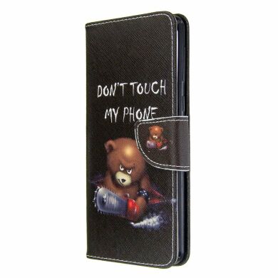 Чехол-книжка Deexe Color Wallet для Samsung Galaxy A21 (A215) - Bear