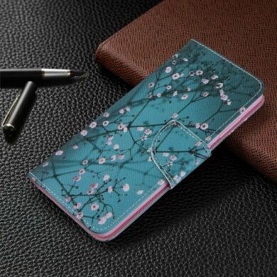 Чехол-книжка Deexe Color Wallet для Samsung Galaxy S20 (G980) - Tree with Flowers