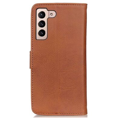 Чехол-книжка KHAZNEH Wallet Cover для Samsung Galaxy S22 - Brown