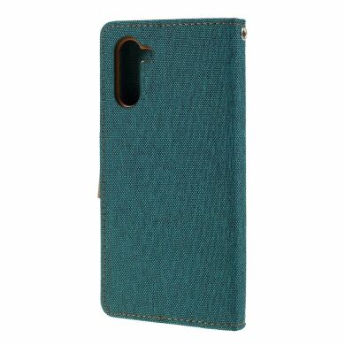Чехол-книжка MERCURY Canvas Diary для Samsung Galaxy Note 10 (N970) - Green