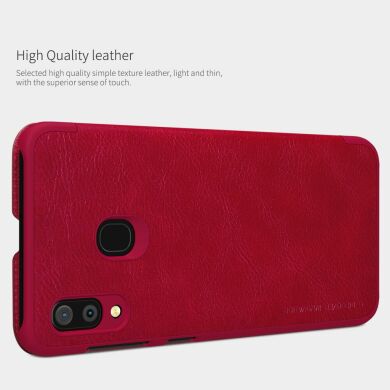 Чехол-книжка NILLKIN Qin Series для Samsung Galaxy A30 (A305) / A20 (A205) - Red