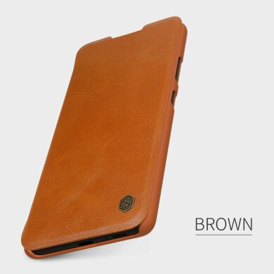 Чехол-книжка NILLKIN Qin Series для Samsung Galaxy S10 Lite (G770) - Brown