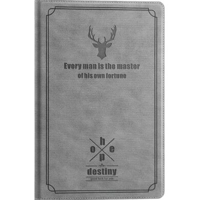 Чехол-книжка UniCase Deer Pattern для Samsung Galaxy Tab S7 (T870/875) / S8 (T700/706) - Grey