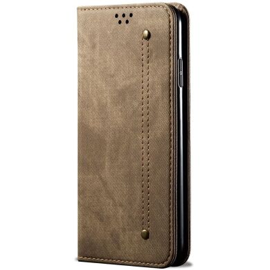 Чехол-книжка UniCase Jeans Wallet для Samsung Galaxy A04s (A047) / A13 5G (A136) - Khaki