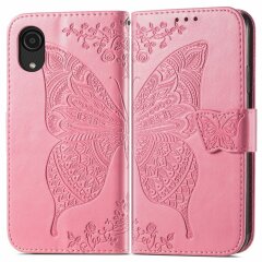 Чохол UniCase Butterfly Pattern для Samsung Galaxy A03 Core (A032) - Pink