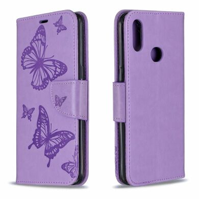 Чехол UniCase Butterfly Pattern для Samsung Galaxy A10s (A107) - Purple