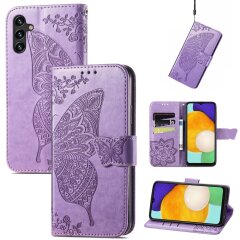 Чехол UniCase Butterfly Pattern для Samsung Galaxy A13 5G (A136) / A04s (A047) - Light Purple