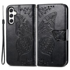 Чехол UniCase Butterfly Pattern для Samsung Galaxy A55 (A556) - Black