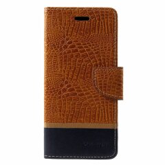Чехол UniCase Croco Wallet для Samsung Galaxy J4+ (J415) - Brown