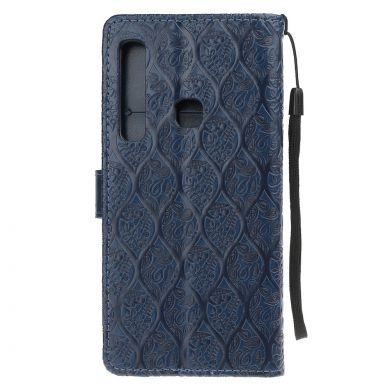 Чехол UniCase Leaf Wallet для Samsung Galaxy A9 2018 (A920) - Dark Blue
