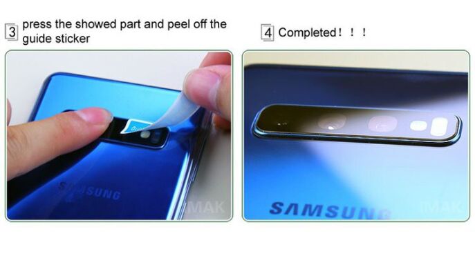 Комплект защитных стекол на камеру IMAK Camera Lens Protector для Samsung Galaxy S20 FE (G780)