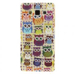 Силиконовая накладка Deexe Owl Pattern для Samsung Galaxy A5 (A500) - Owl's on a Branch