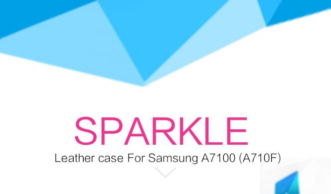 Чехол NILLKIN Sparkle Series для Samsung Galaxy A7 (2016) - Black