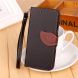 Чехол-книжка UniCase Leaf Buckle для Samsung Galaxy A8 2018 (A530) - Black. Фото 3 из 22