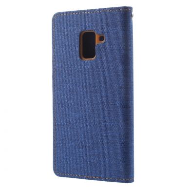 Чехол-книжка MERCURY Canvas Diary для Samsung Galaxy A8+ 2018 (A730) - Light Blue
