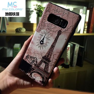 Силиконовый чехол UniCase Color для Samsung Galaxy Note 8 (N955) - Eiffel Tower
