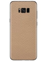 Кожаная наклейка Glueskin Classic Ivory для Samsung Galaxy S8 Plus (G955)