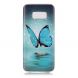 Силиконовый чехол Deexe LumiCase для Samsung Galaxy S8 Plus (G955) - Blue Butterfly. Фото 3 из 6