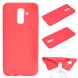 Силиконовый (TPU) чехол Deexe Matte Case для Samsung Galaxy A6+ 2018 (A605) - Red. Фото 1 из 7