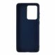 Силиконовый (TPU) чехол Deexe Matte Case для Samsung Galaxy S20 Ultra (G988) - Dark Blue. Фото 3 из 5