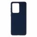 Силиконовый (TPU) чехол Deexe Matte Case для Samsung Galaxy S20 Ultra (G988) - Dark Blue. Фото 1 из 5