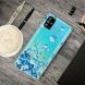Силиконовый (TPU) чехол Deexe Pretty Glossy для Samsung Galaxy S20 Plus (G985) - Blue Flowers. Фото 5 из 5