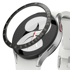Захисна накладка RINGKE Bezel Styling для Samsung Galaxy Watch 4 / 5 (44mm) - Black / Stainless Steel