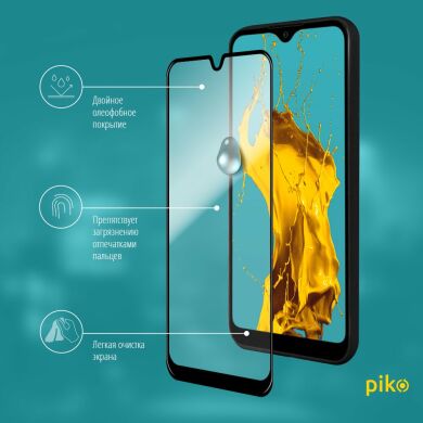 Защитное стекло Piko Full Glue для Samsung Galaxy A01 (A015) - Black