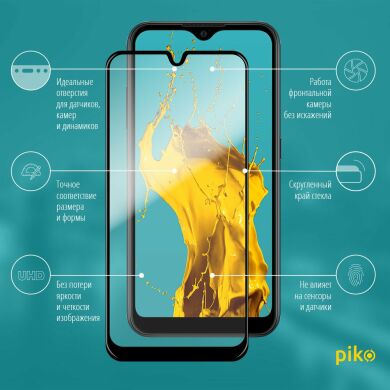 Защитное стекло Piko Full Glue для Samsung Galaxy A01 (A015) - Black