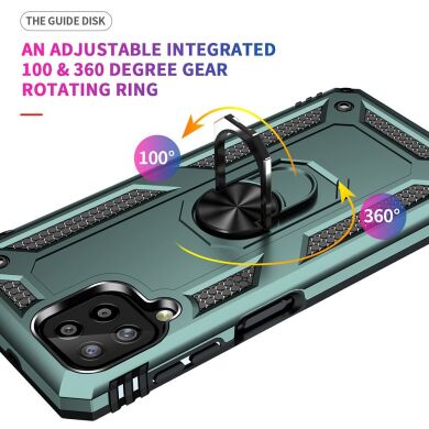 Защитный чехол Deexe Armor Case для Samsung Galaxy A22 (A225) - Green