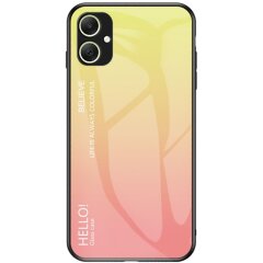 Защитный чехол Deexe Gradient Color для Samsung Galaxy A05 (A055) - Yellow