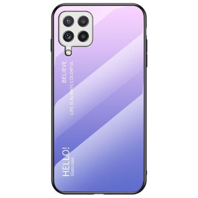 Защитный чехол Deexe Gradient Color для Samsung Galaxy A22 (A225) - Pink / Purple