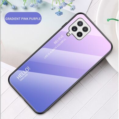 Защитный чехол Deexe Gradient Color для Samsung Galaxy A22 (A225) - Pink / Purple