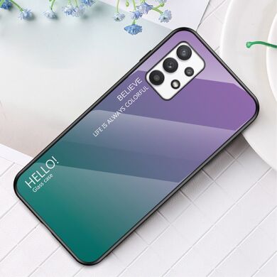 Защитный чехол Deexe Gradient Color для Samsung Galaxy A73 - Purple
