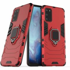 Защитный чехол Deexe Hybrid Case для Samsung Galaxy S20 Plus (G985) - Red