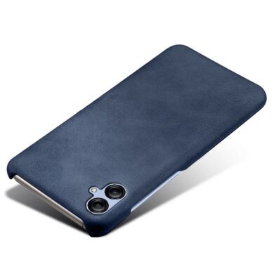Защитный чехол Deexe Leather Back Cover для Samsung Galaxy A04e (A042) - Blue