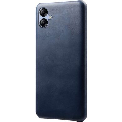 Защитный чехол Deexe Leather Back Cover для Samsung Galaxy A04e (A042) - Blue