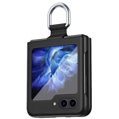 Защитный чехол Deexe Ring Case для Samsung Galaxy Flip 5 - Black