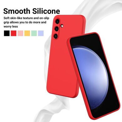 Захисний чохол Deexe Silicone Case для Samsung Galaxy A35 (A356) - Red