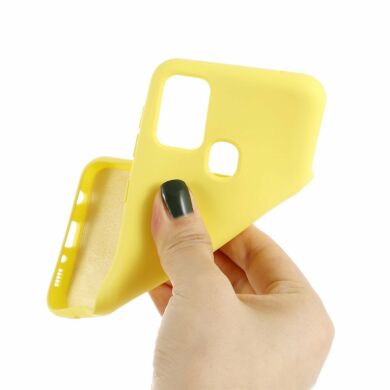 Защитный чехол Deexe Silicone Case для Samsung Galaxy M31 (M315) - Yellow