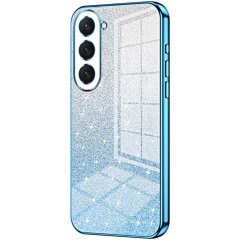 Защитный чехол Deexe Sparkles Cover для Samsung Galaxy S23 (S911) - Blue