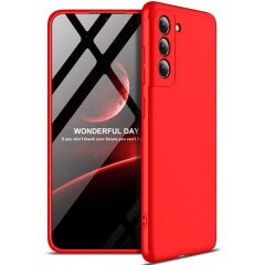 Захисний чохол GKK Double Dip Case для Samsung Galaxy S21 FE (G990) - Red