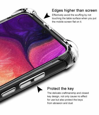 Защитный чехол IMAK Airbag MAX Case для Samsung Galaxy A50 (A505) / A30s (A307) / A50s (A507) - Transparent