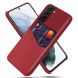 Защитный чехол KSQ Business Pocket для Samsung Galaxy S21 FE (G990) - Red. Фото 1 из 4